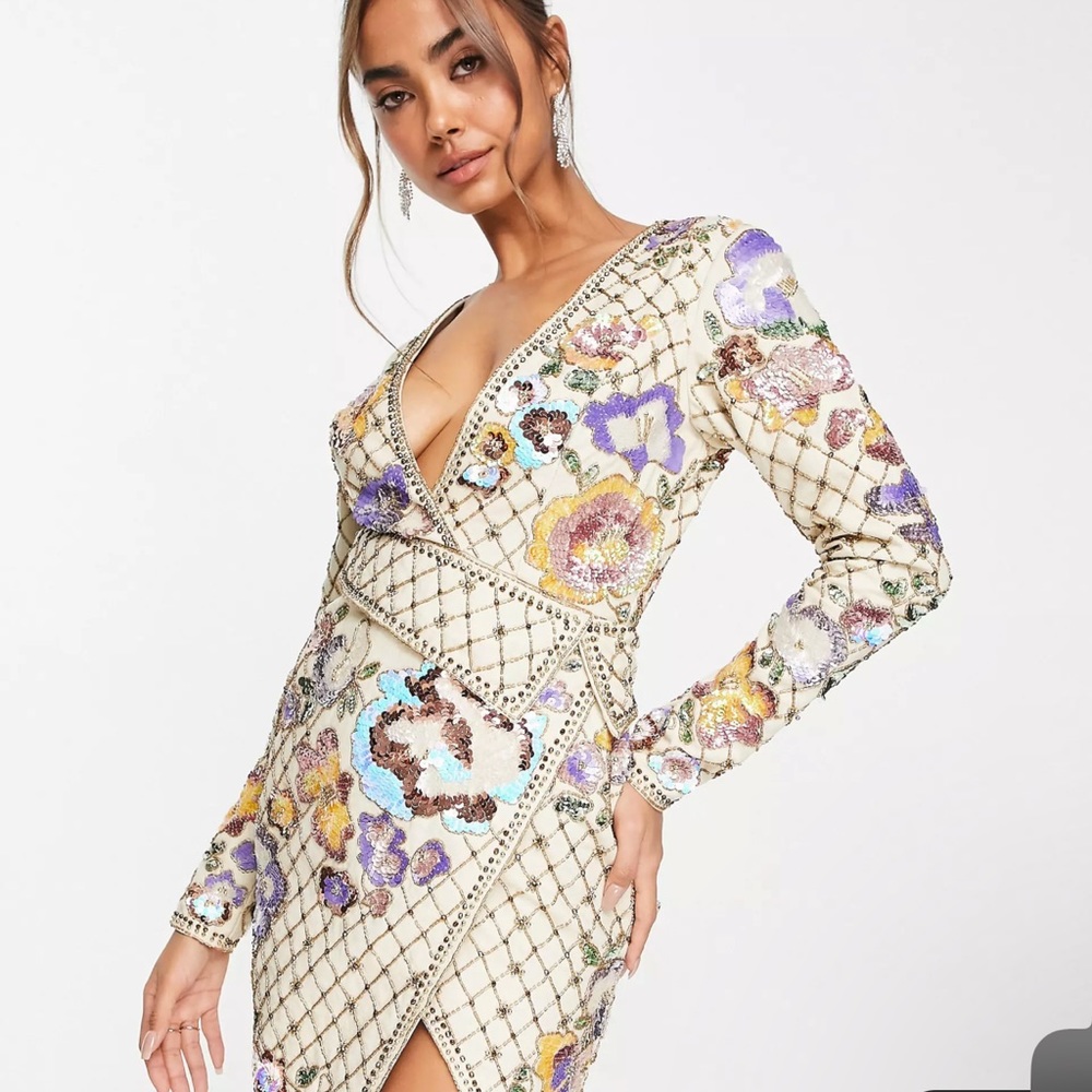 Asos Curve Sequin dress